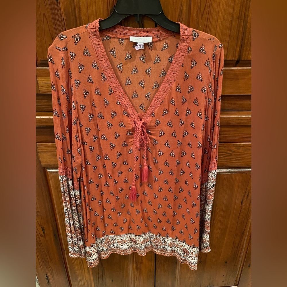 New Directions Boho adorable blouse. Sz XL